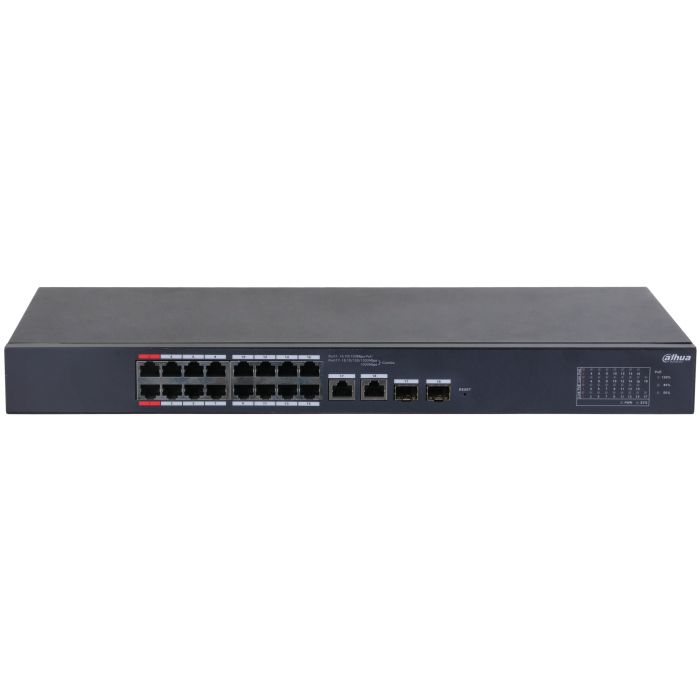 Dahua DH-CS4218-16ET-240 — коммутатор с 16 портами PoE и облачным управлением