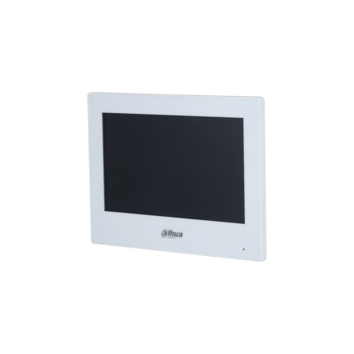 Dahua DHI-VTH2621GW-WP — монитор IP-видеодомофонии с экраном 7″ для приёма вызовов от совместимой вызывной панели