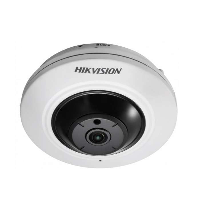 Hikvision DS-2CD2955FWD-IS (1.05mm) - 5Мп Fisheye IP-камера, обзор 180°
