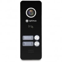 Optimus DSH-1080/2 (черный) - Вызывная панель на 2 видеодомофона