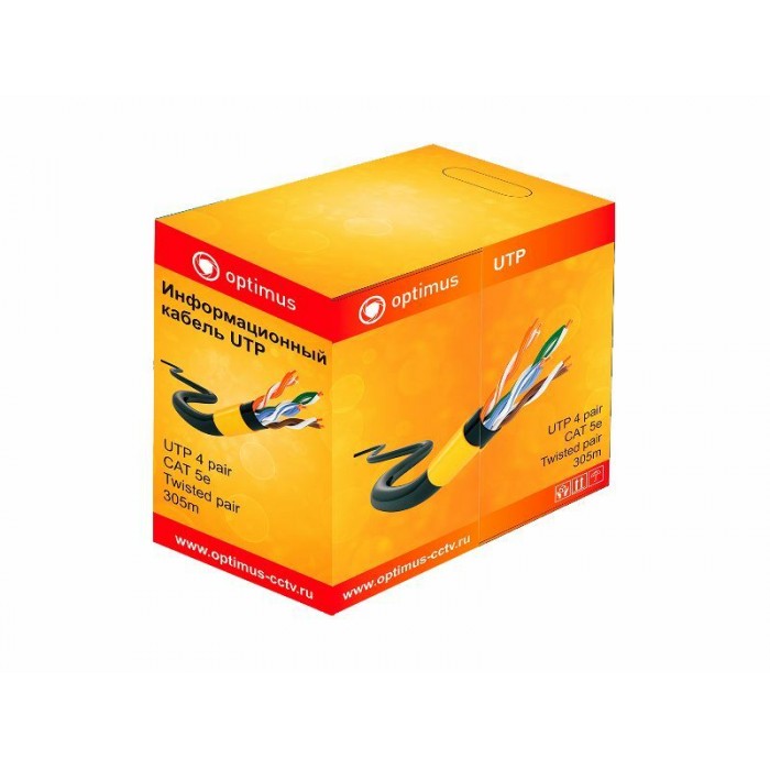Optimus UTP-5e 4x2x0.5+2x0.75 CCA (outdoor) 200м бухта 200м