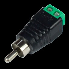 Tantos РАЗЪЕМ TS RCA штекер с клеммной колодкой,под винт