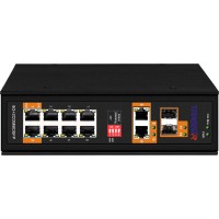 TRASSIR TR-NS15122S-300-8POE — неуправляемый PoE-коммутатор на 8 портов