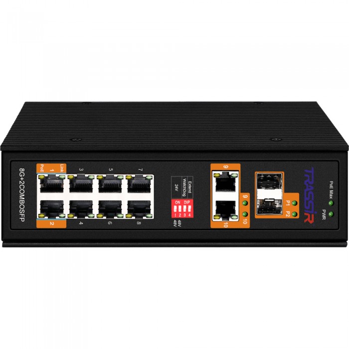 TRASSIR TR-NS15122S-300-8POE