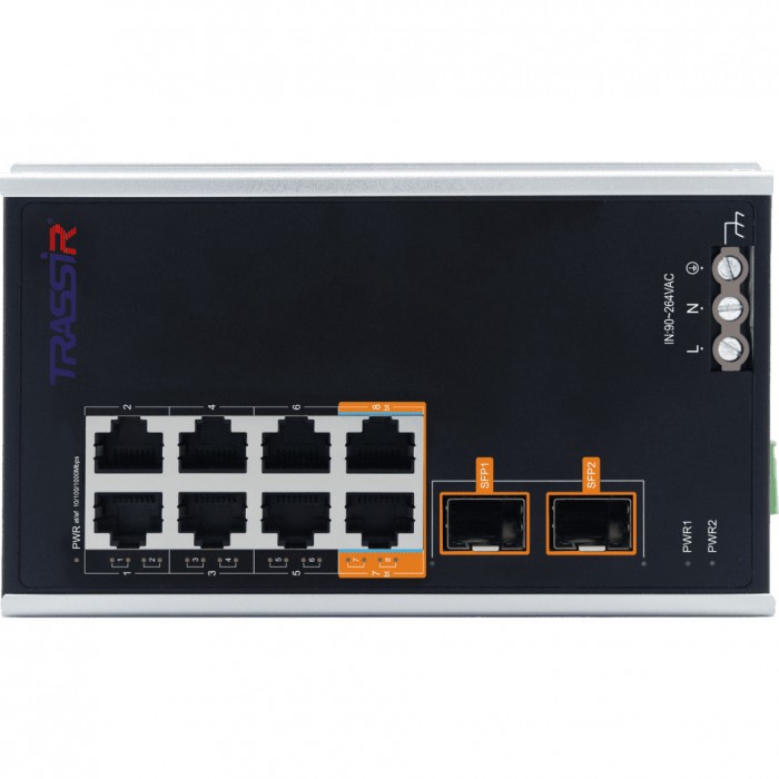 TRASSIR TR-NS15102S-130-8POE