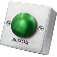Кнопка Optimus 'Выход' 'Грибок' - NO/NC (металл) 53мм