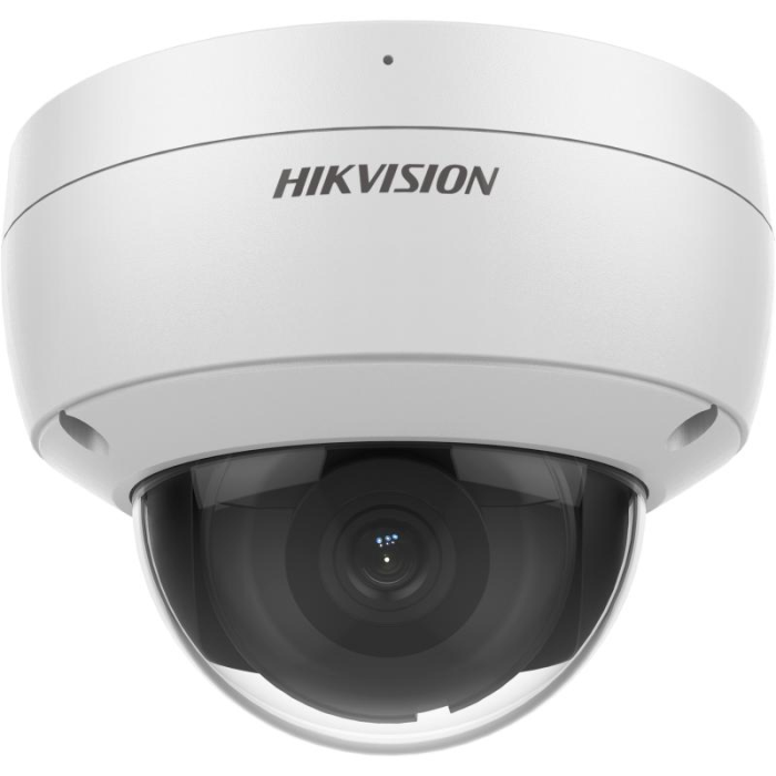 Hikvision DS-2CD2123G2-IU(2.8mm)(D) — уличная купольная IP-камера 2 Мп, объектив 2,8 мм, микрофон, AcuSense