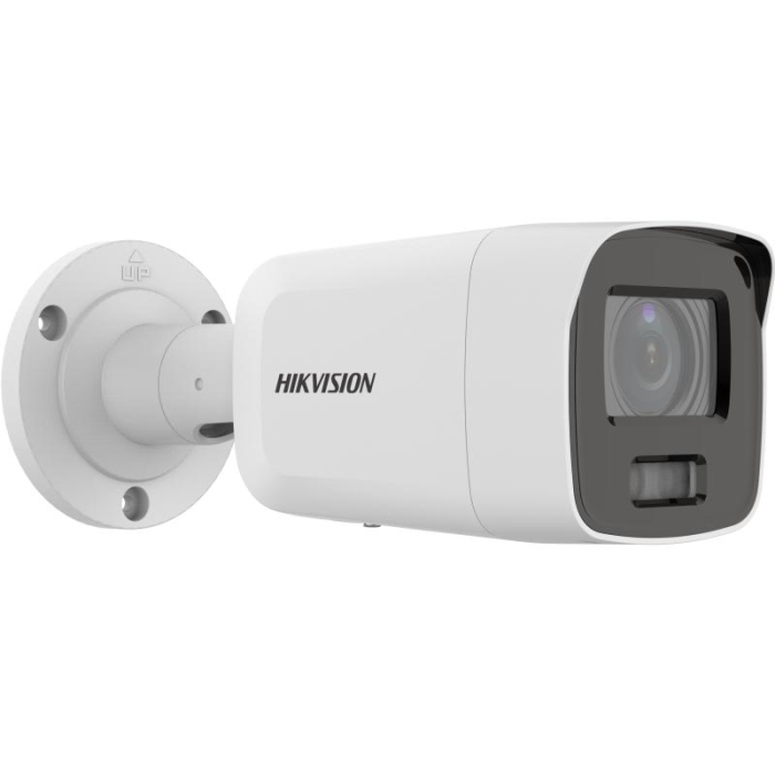 Hikvision DS-2CD2087G2-LU(6mm)(C) — уличная цилиндрическая IP-камера 8 Мп, объектив 6 мм, микрофон, ColorVu