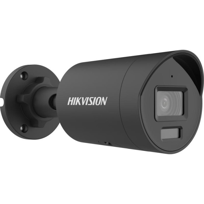 Hikvision DS-2CD2087G2H-LIU(2.8mm)(BLACK) — цилиндрическая IP-камера 3840×2160, объектив 2,8 мм, микрофон