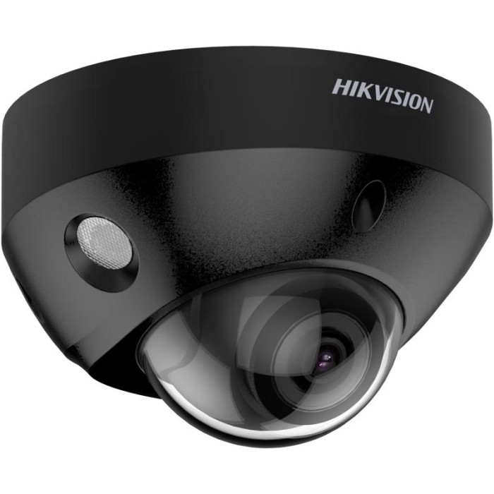 Hikvision DS-2CD2583G2-IS(2.8mm)(BLACK) — чёрная компактная купольная IP-камера 8 Мп, объектив 2,8 мм, микрофон, AcuSense