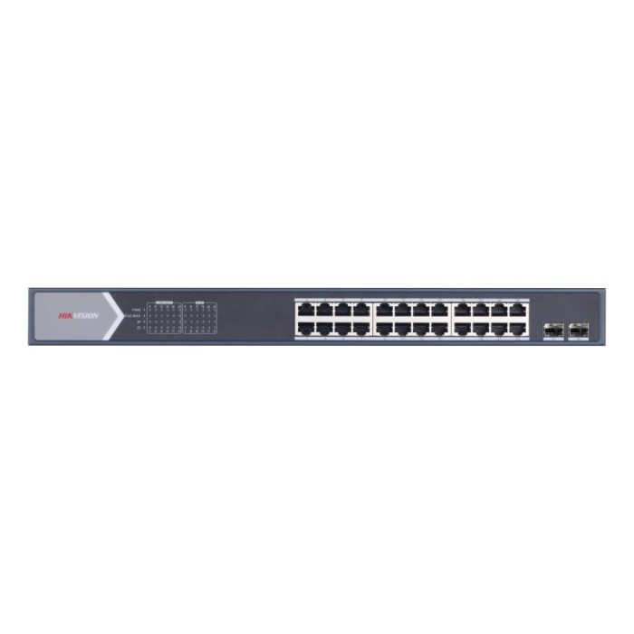 Hikvision DS-3E0526P-E/M — сетевой коммутатор с PoE, порты с poe: 24