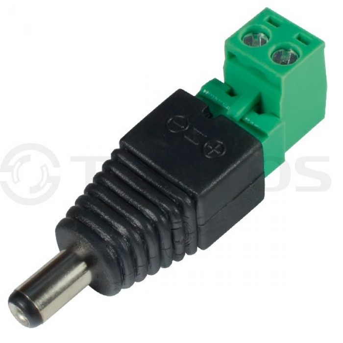 Tantos Разъем TS DC штекер питания с клеммной колодкой, двухсекционный