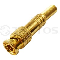 Tantos РАЗЪЕМ TS BNC GOLD штекер под винт с пружиной, металл